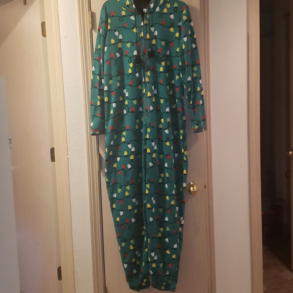 Christmas Light Onsie Pajamas